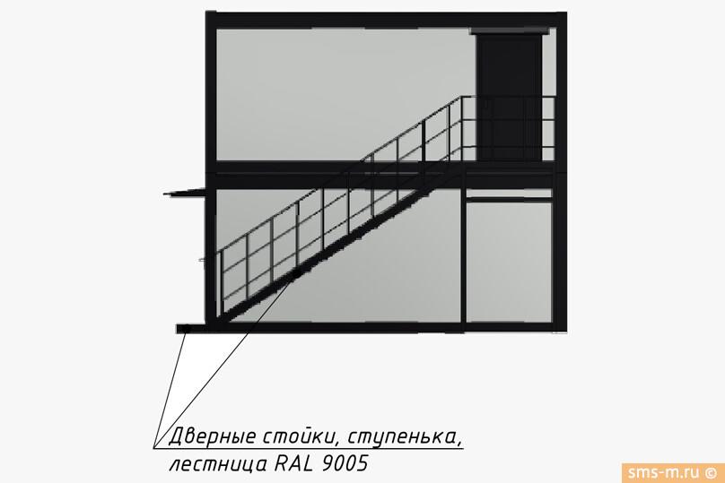Вид справа с лестницей