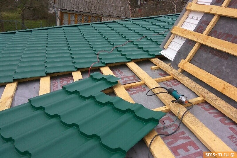 Профнастил для покрытия крыши