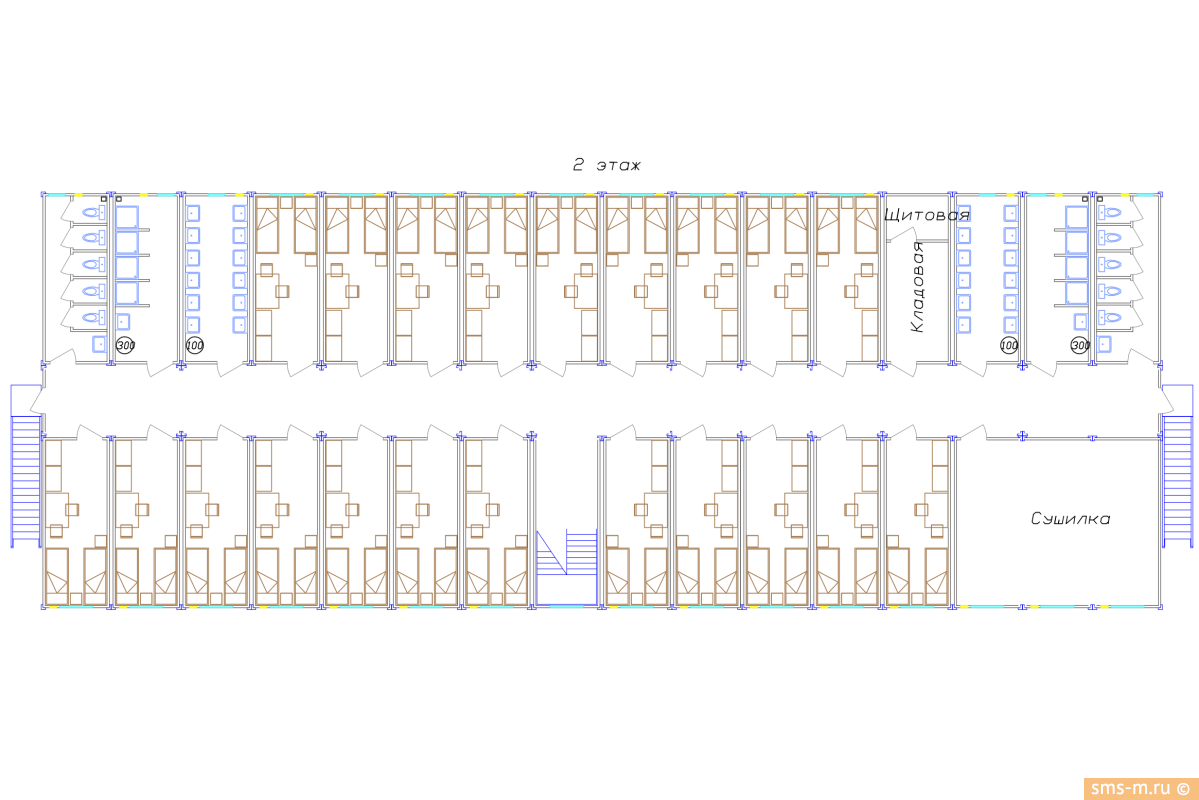 Общежитие - второй этаж