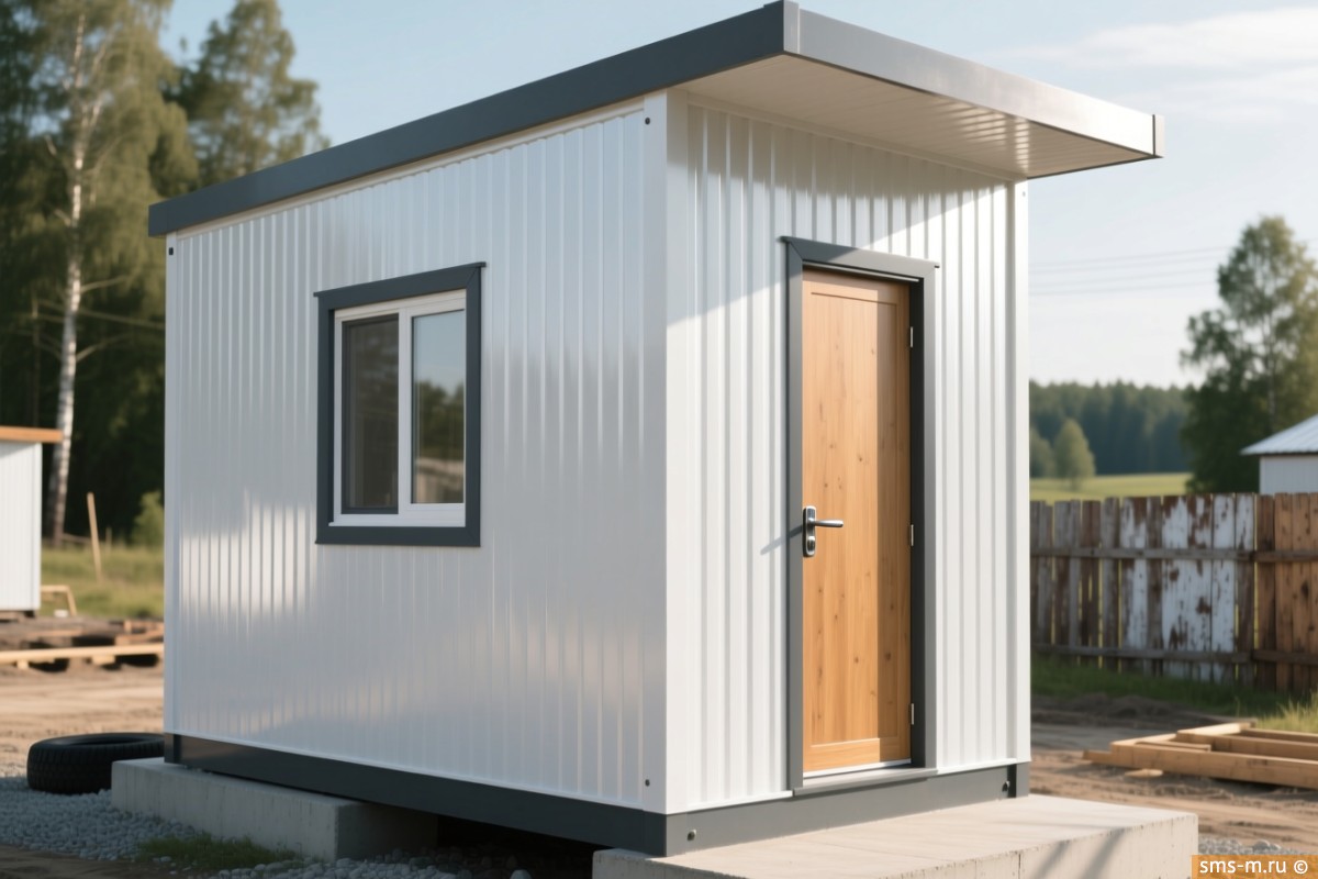 Бытовка обшитая сайдингом 2х1.5