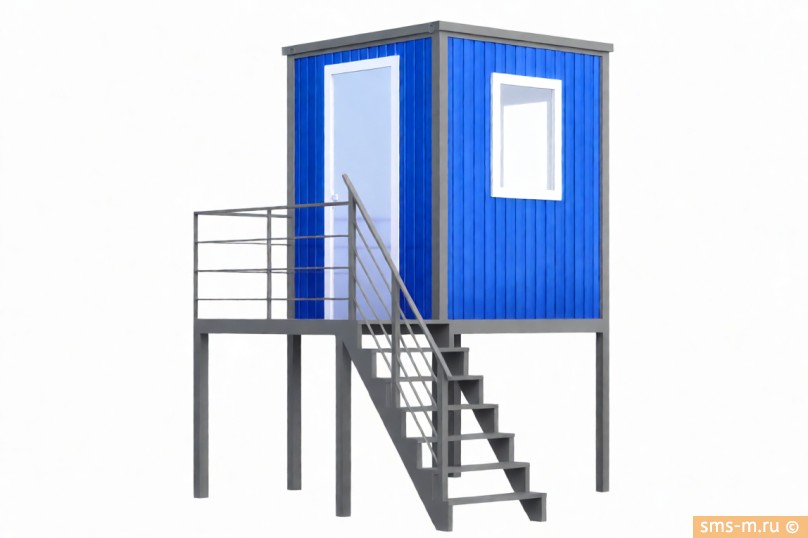 Фото Пост охраны на подиуме 2х2