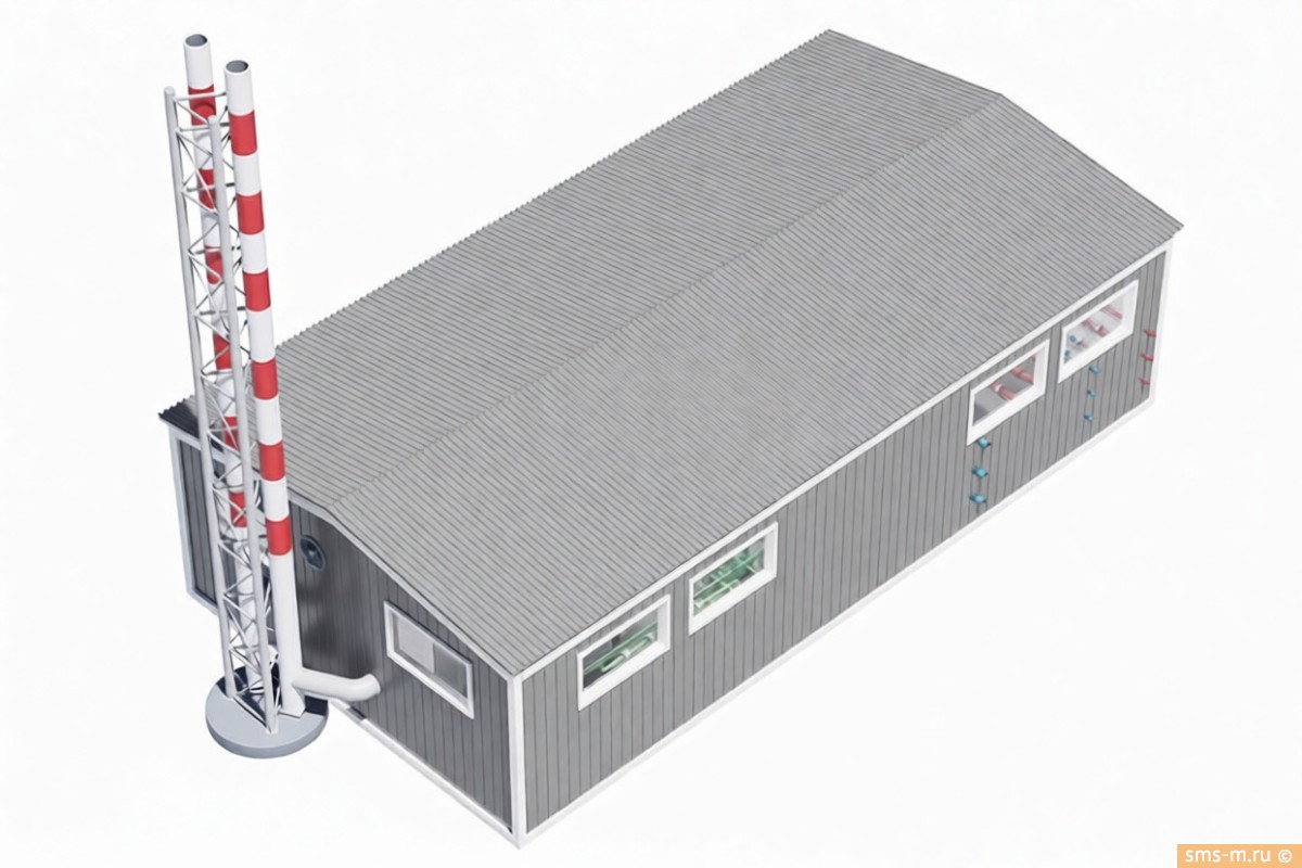 Фото модульная котельная 800 квт верх