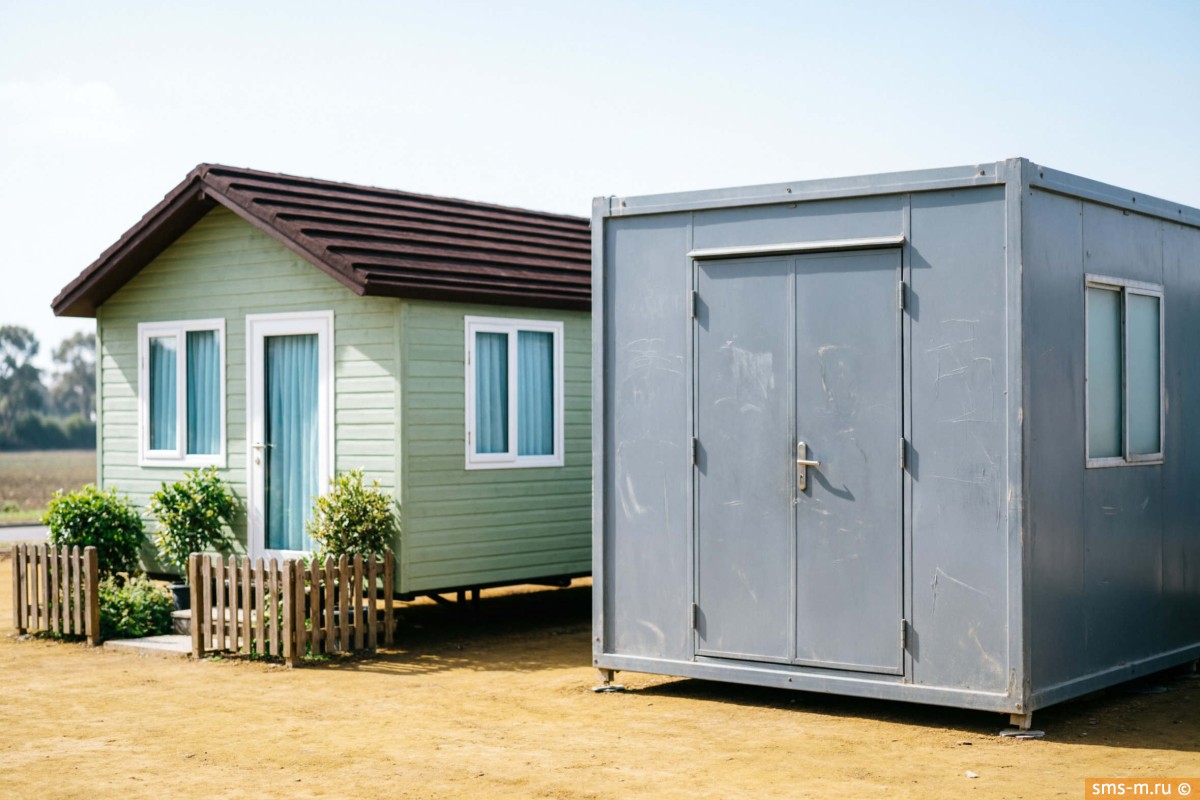 Сравнение дачной и строительной бытовки