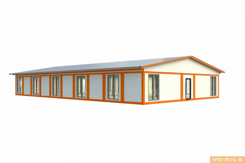 Гостиница модульная 354 м2