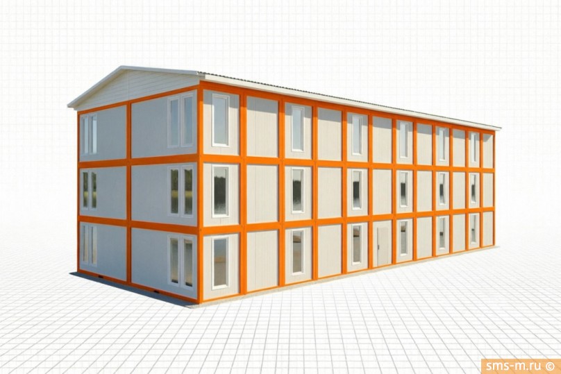 Фото Гостиница модульная 3-х этажная 1068 м2