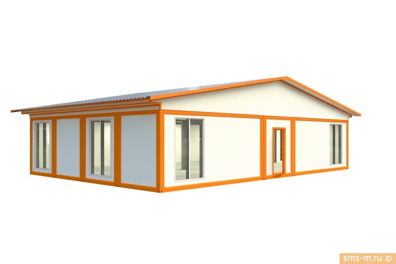 Гостиница модульная 141 м2