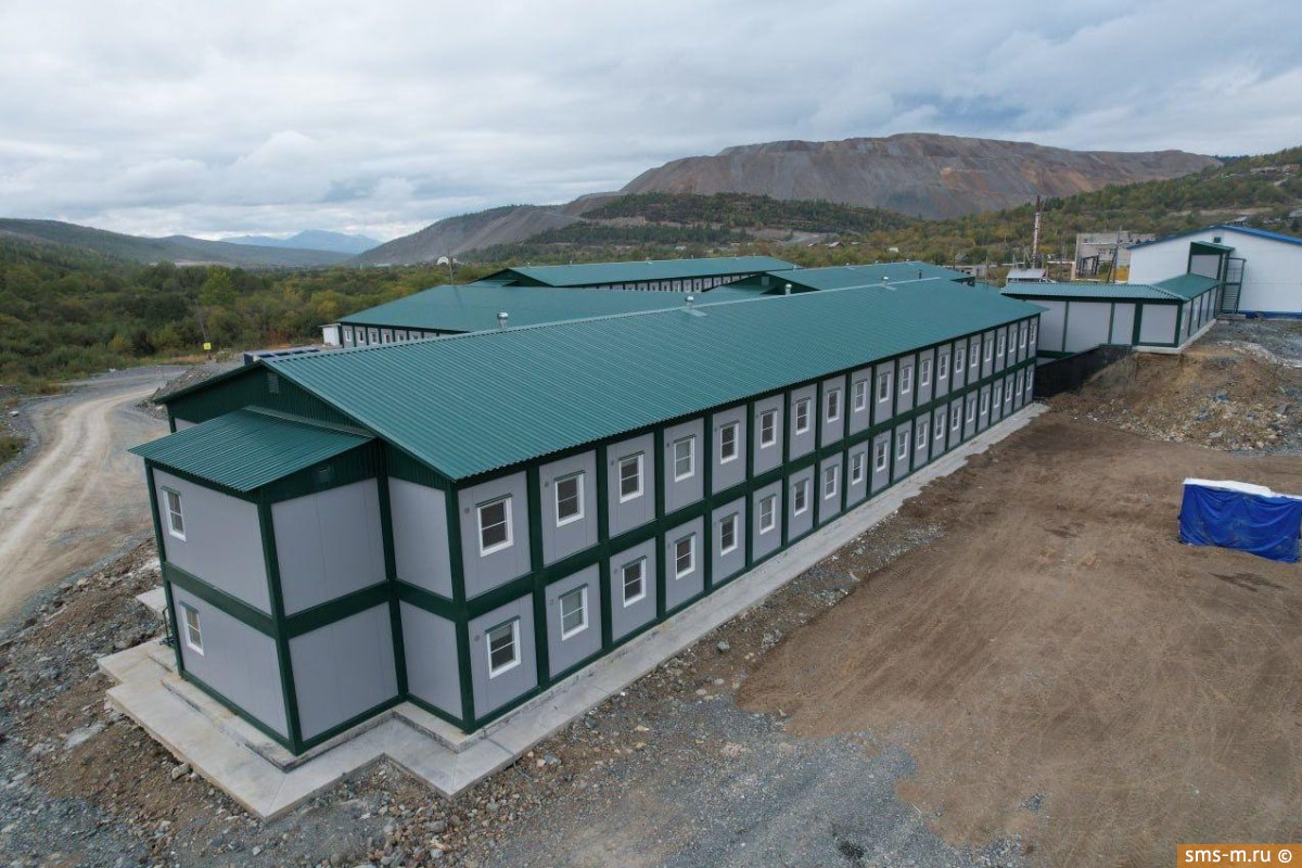 Существующее модульное здание АБК