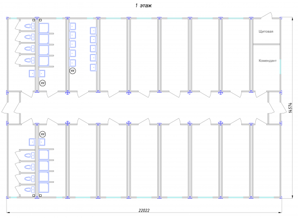 Фото Общежитие на 100 человек - 1 этаж