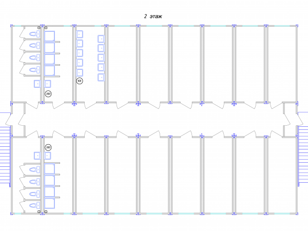 Фото Общежитие на 100 человек - 2 этаж