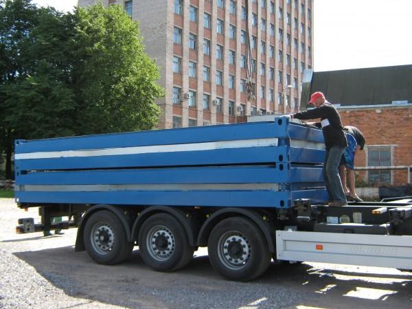 Фото Разгрузка транспаков