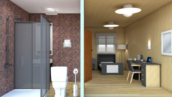 Фото Санузел и комната просторны и удобны