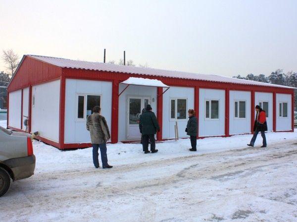 Фото Одноэтажное здание из 7 модулей