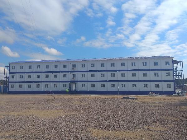 Фото Трехэтажное модульное общежитие