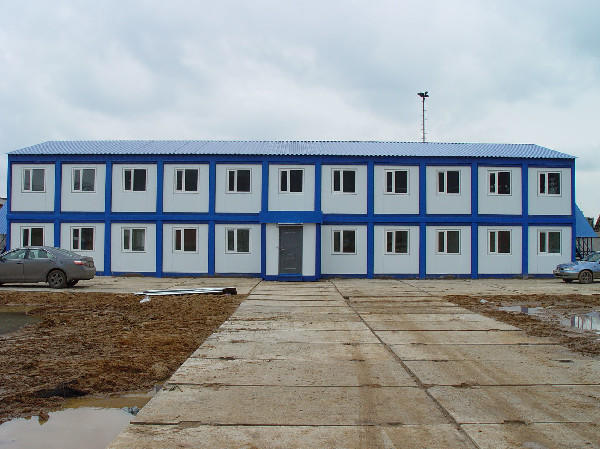 Фото Двухэтажный штаб строительства