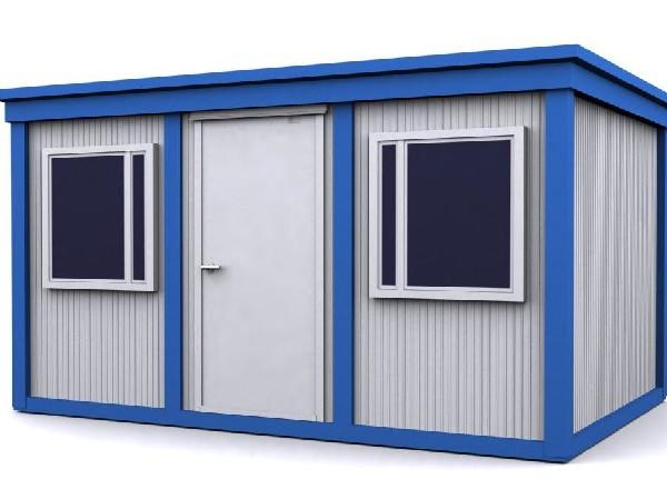 Фото Типовой блок контейнер из сэндвич панелей