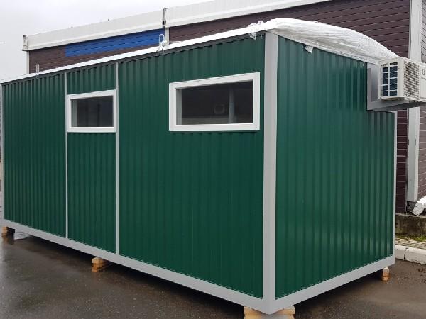 Фото Блок контейнер из сэндвич панелей