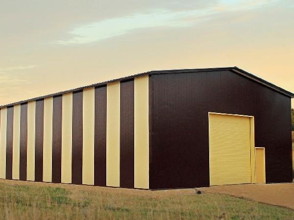 Фото Металлический каркасный ангар