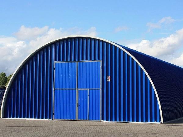 Фото Металлический арочный ангар