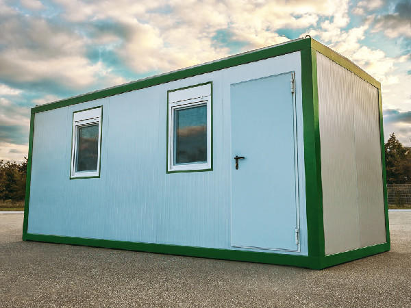 Фото Зеленая модульная бытовка Эконом