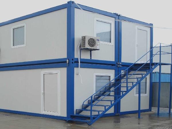 Фото Двухэтажная модульная бытовка