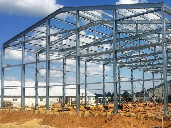 Фото Каркас быстровозводимого цеха из металлоконструкций