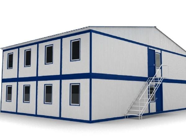 Фото 2-хэтажное здание из блок-модулей