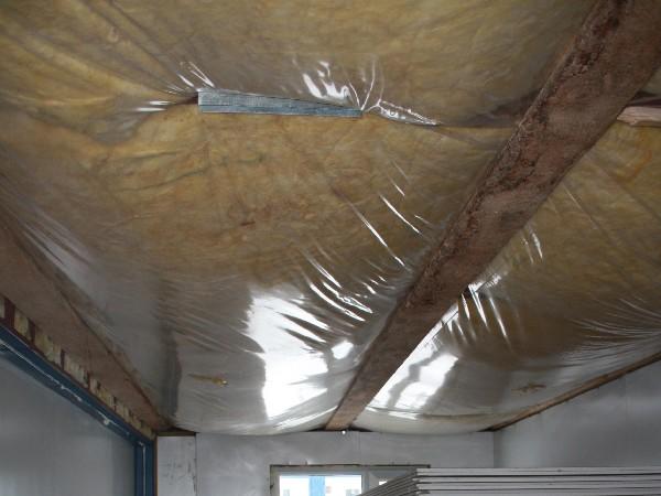 Фото Двойное утепление потолка