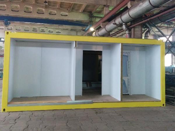 Фото Бытовка без одной из стены для соединения