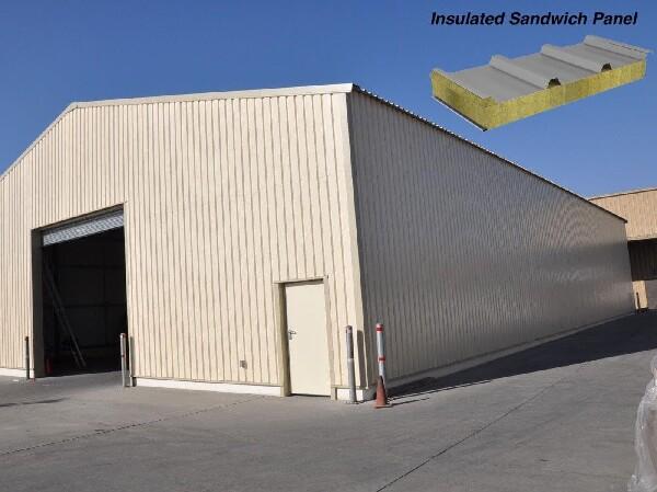 Фото Склад из сэндвич-панелей 