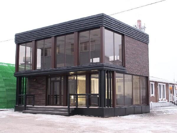 Фото Офисное здание из сэндвич-панелей