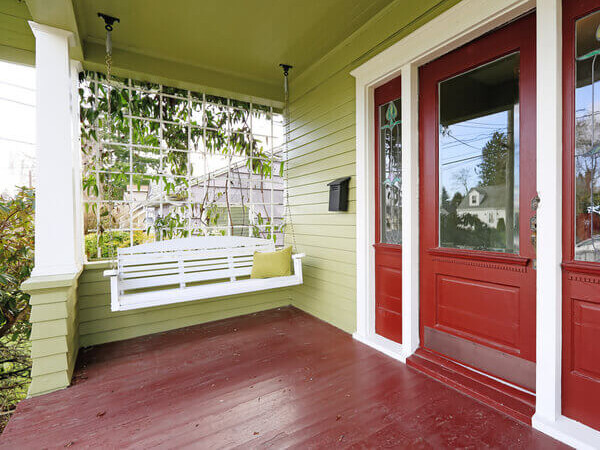 Фото Строительство веранды для бытовки