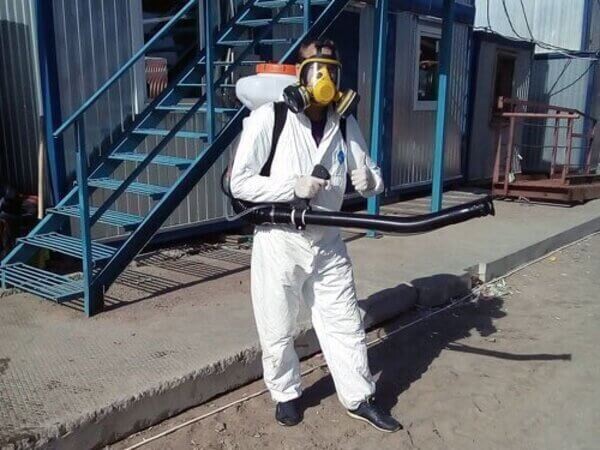 Фото Обработка металлической бытовки от клопов