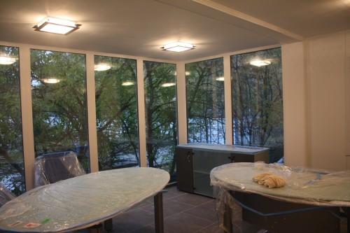 Фото Офисное помещение с витражами