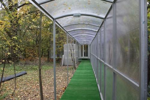 Фото Большой дополнительный навес, ведущий к зданию