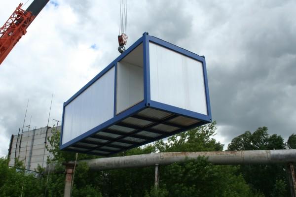 Фото Процесс установки блок-модуля