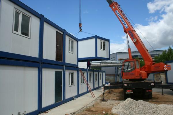 Фото Процесс установки блок-модуля