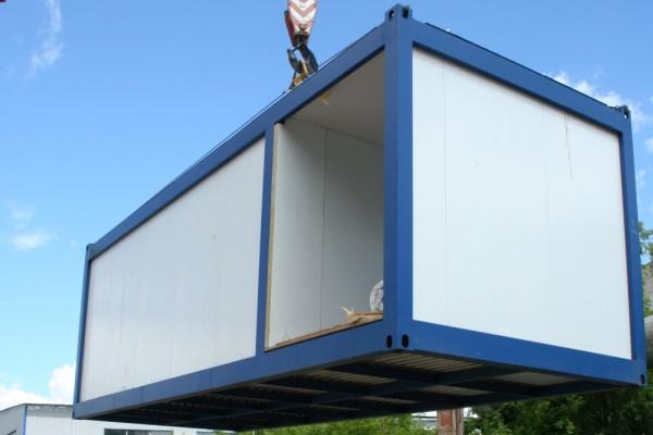 Фото Подъем модуля здания