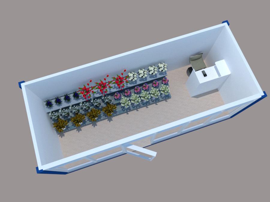 Иконка Цветочный павильон 1 блок