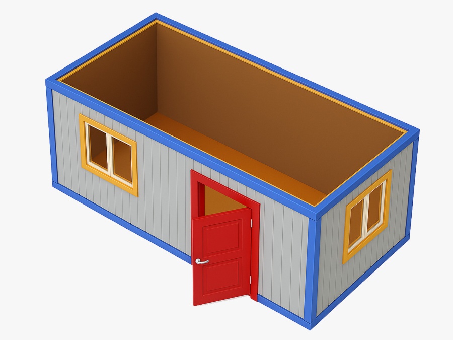 Иконка Блок-контейнер из профлиста 4x2.4