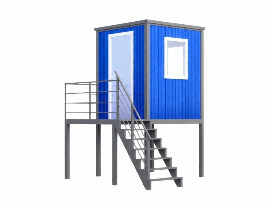 Иконка Пост охраны на подиуме 2х2